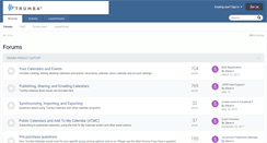Desktop Screenshot of forums.trumba.com